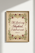 Scripture Wall Art - Psalm 23